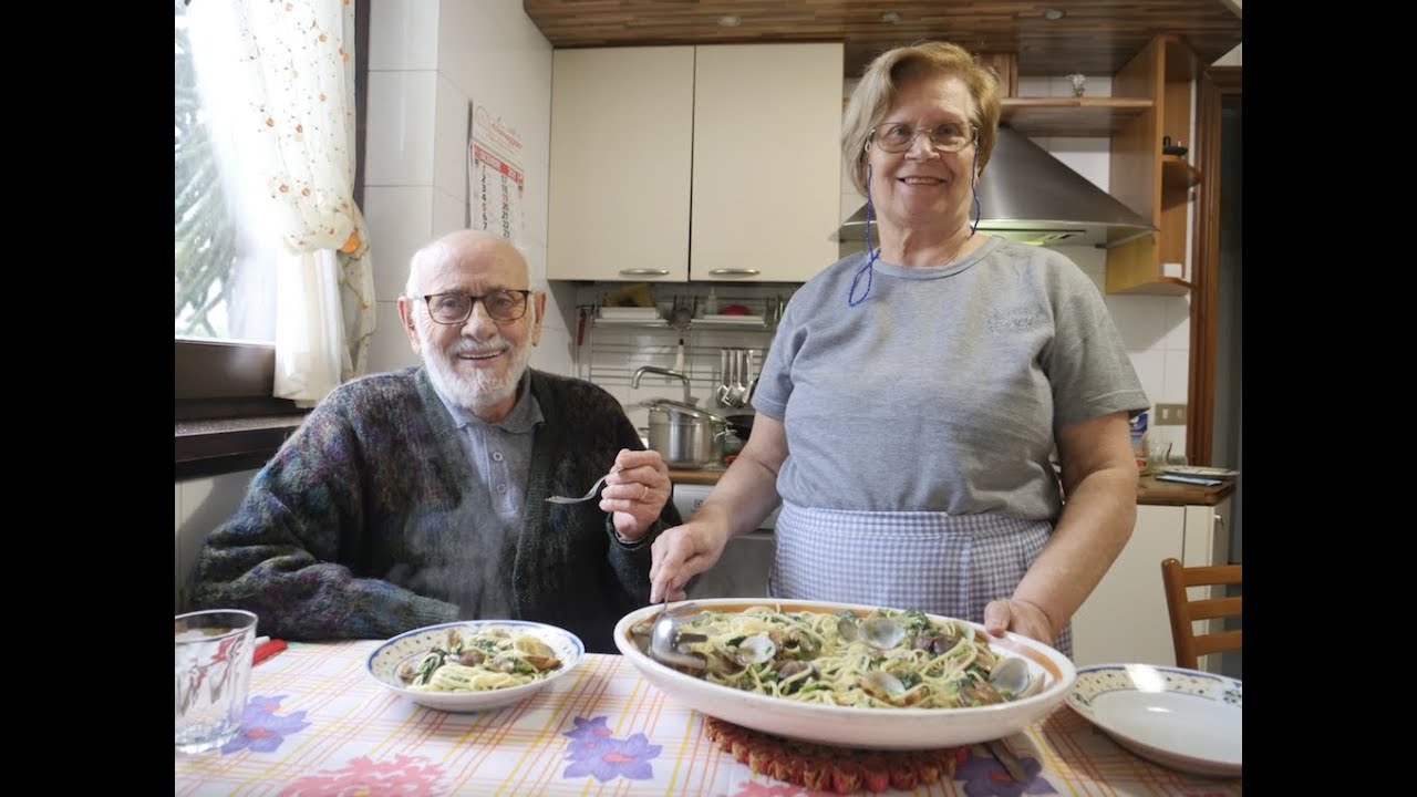 LINGUINE VONGOLE E CIME DI RAPA - RICETTA DELLA NONNA MARIA
