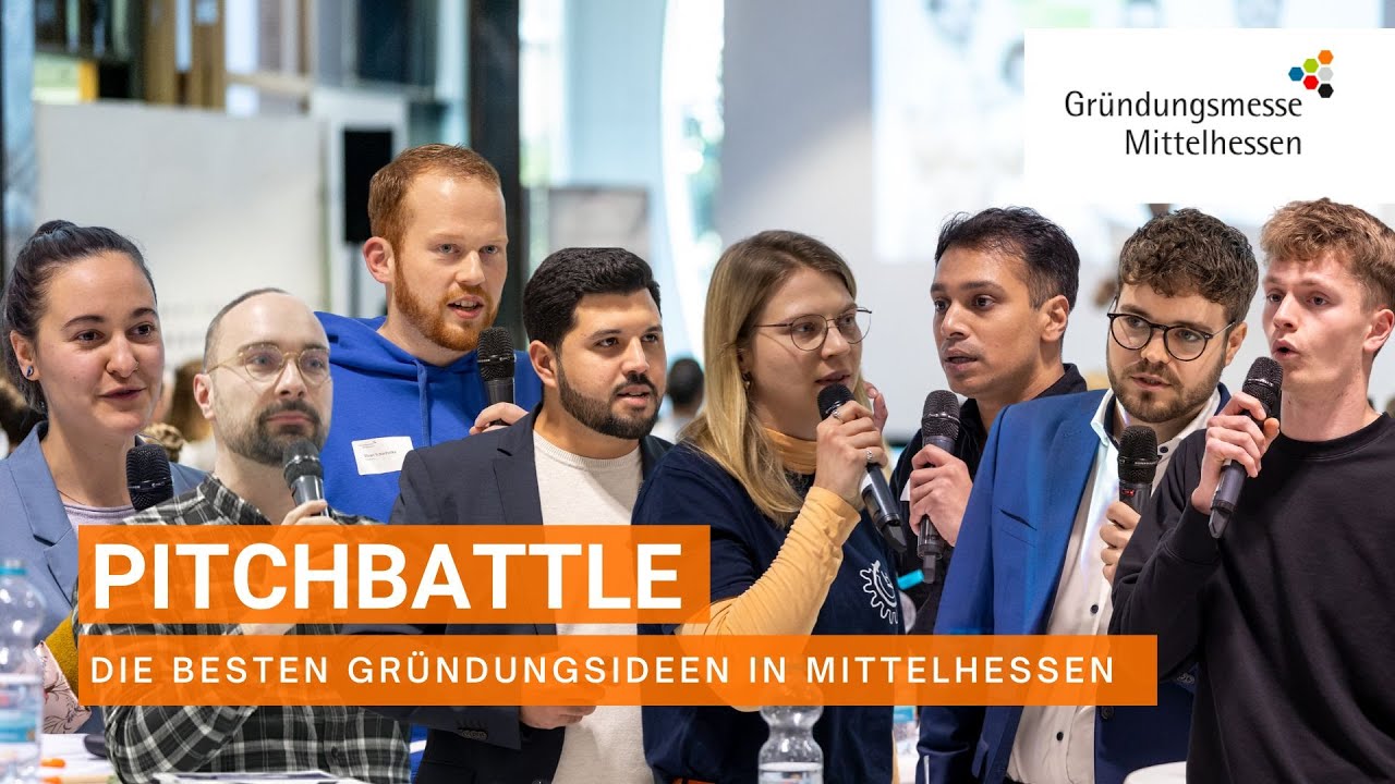 Pitchbattle meets Gründungsmesse Mittelhessen 2024