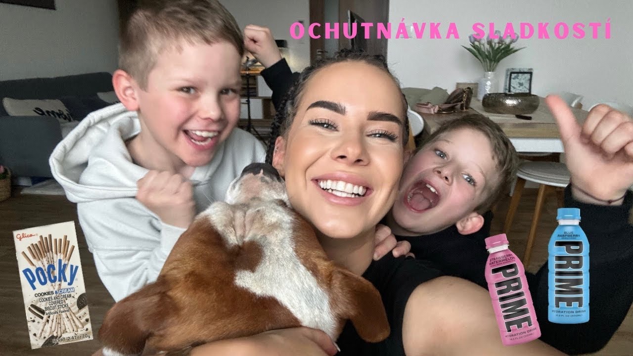 OCHUTNÁVKA SLADKOSTÍ Z CELÉHO SVĚTA 🌏😋 | synovci hodnotí prime