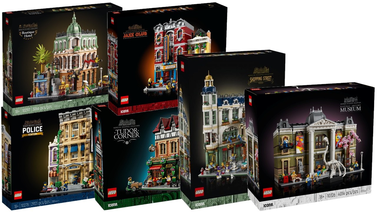 All LEGO Icons Modular Buildings 2021-2026 Compilation/Collection Speed Build