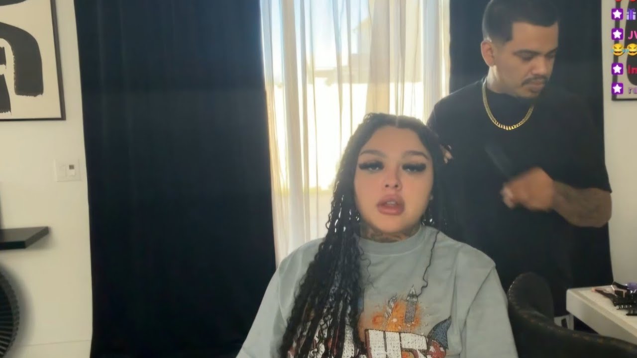 Прямая трансляция: Jaidyn Alexxis реагирует на слова Blueface об отказе от Javaughn и Journey
