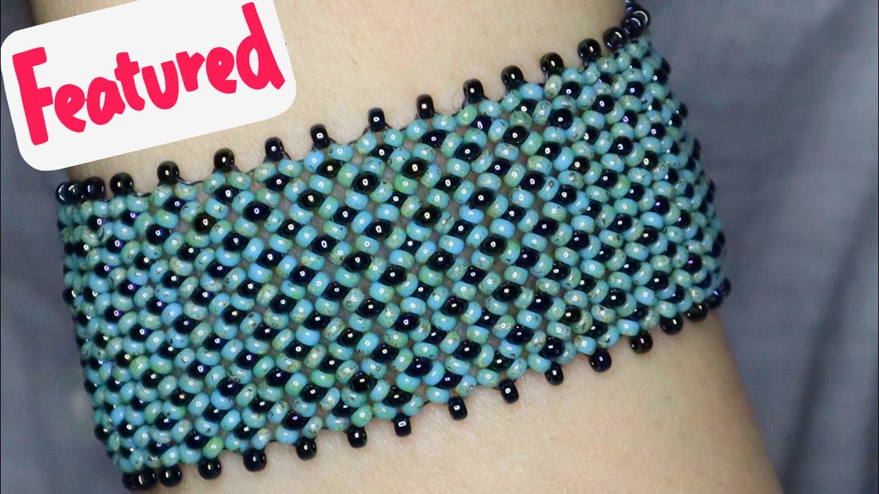 Beaded Cuff - Chenille