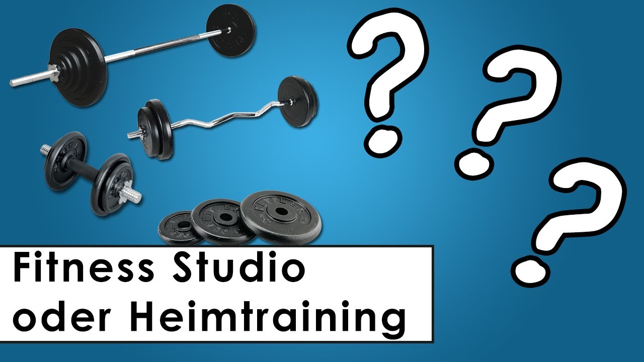 Krafttraining zuhause oder im Fitness Studio - Was ist besser?