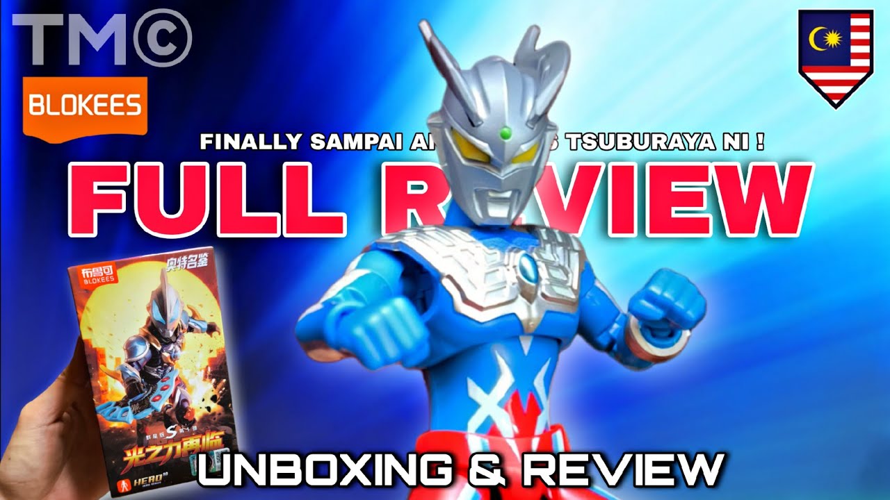 FULL REVIEW BLOKEES GALAXY VERSION S ULTRAMAN ZERO ! | ANAK EMAS TSUBURAYA IS HERE 🔥 !