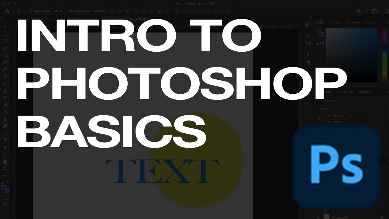 Intro to Photoshop Basics