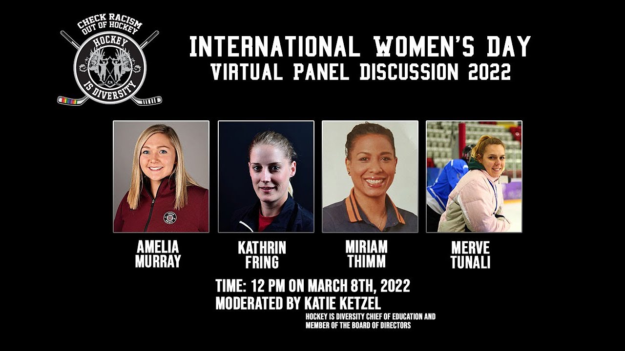 International Women's Day Panel Discussion 2022 - Hockey is Diversity