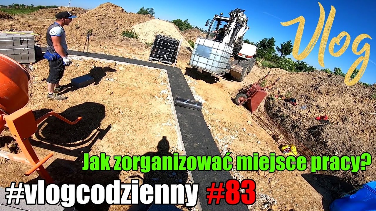 Vlogcodzienny #83 - Jak zorganizować miejsce pracy? #budowlańcy #serialcodzienny #domza150tysiecy