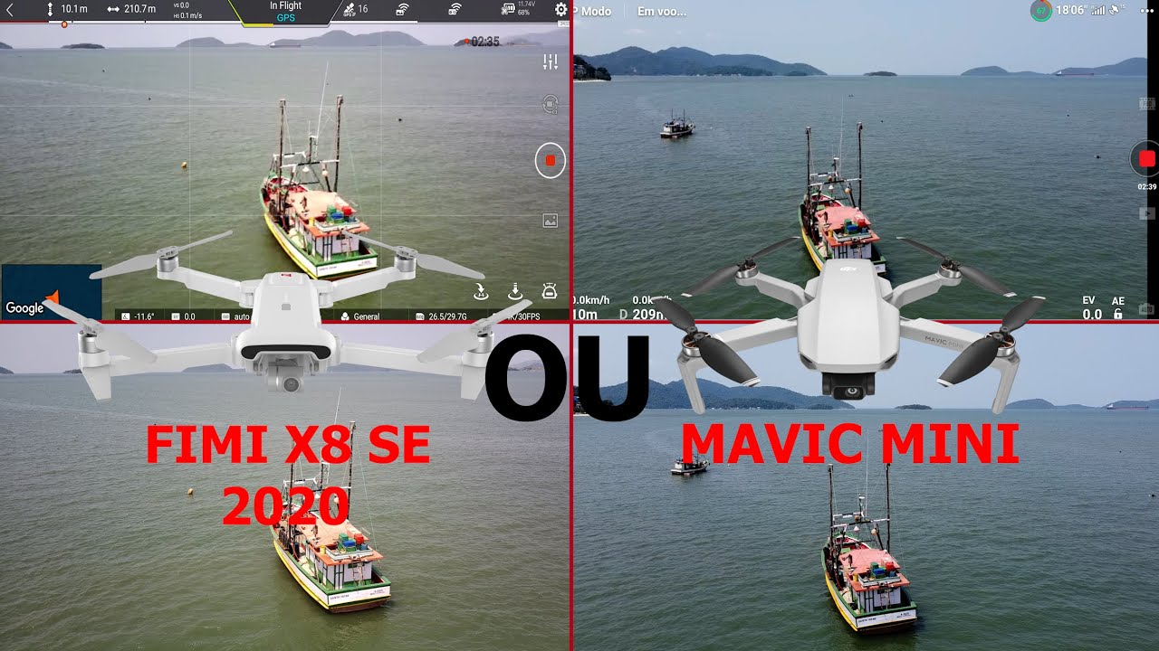 MAVIC MINI OU FIMI X8 SE 2020 - QUAL COMPRAR ? - DESCUBRA AGORA - 