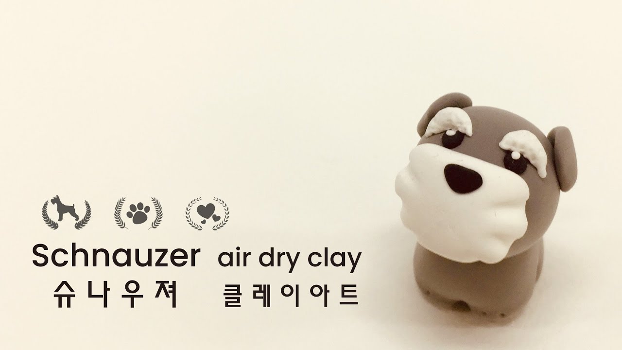 Schnauzer, How to make with soft polymer clay