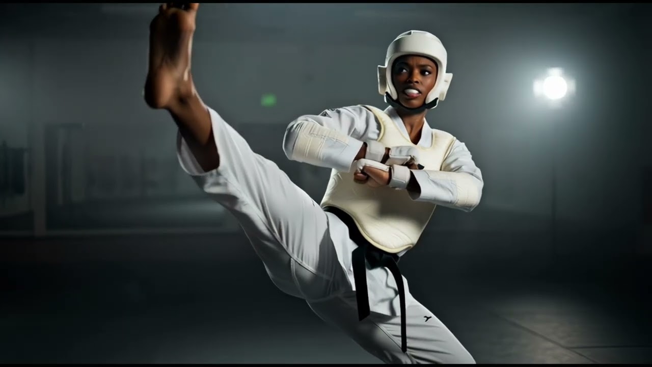 Taekwondo in slow motion