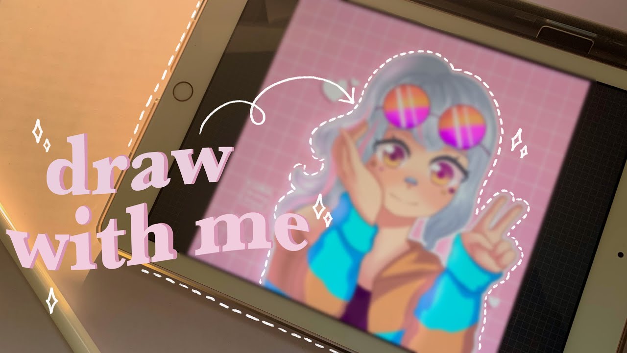 Draw with Me // oc swap + entering a competition 🧋🌷