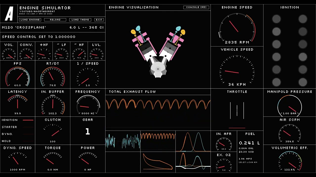 Engine Sim Mercedes-Benz based 