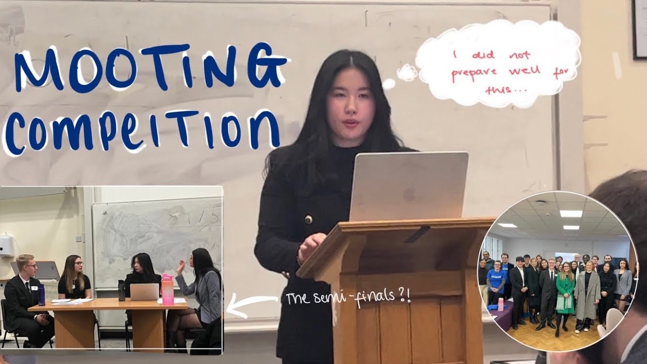 Law School vlog: semi finalist in Mooting competition😲