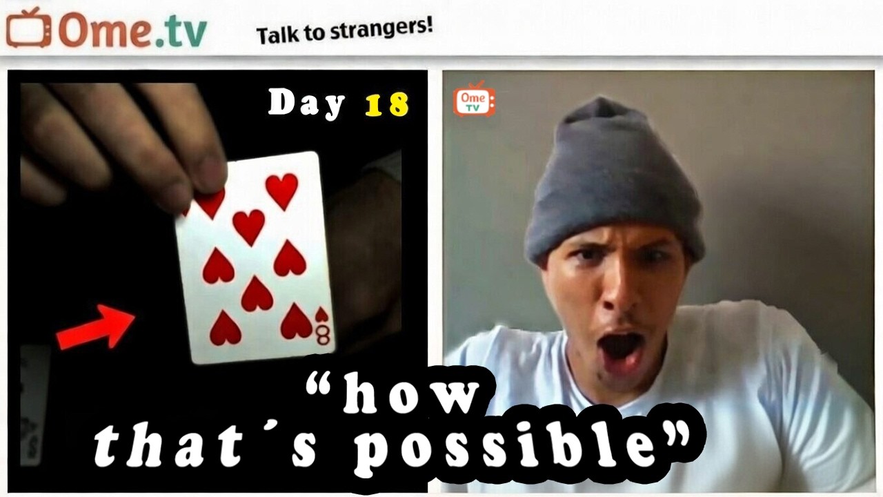 Я пытался показывать фокусы на Omegle 30 дней подряд | День 18