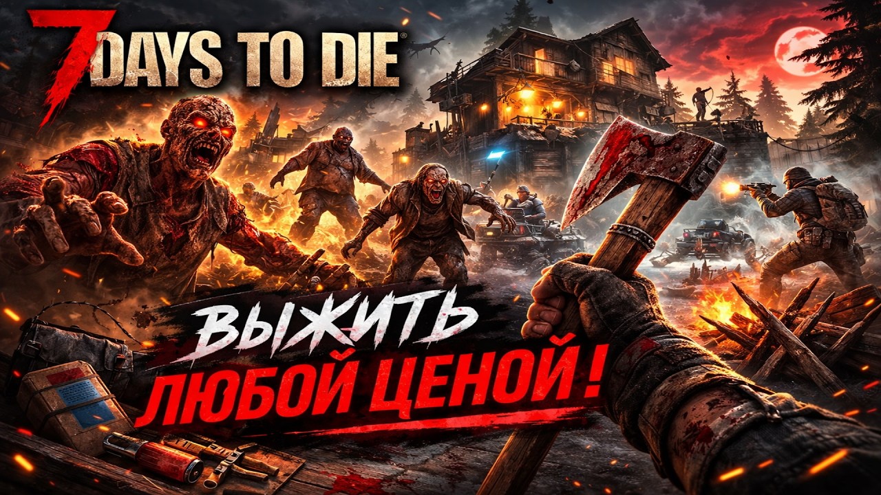 Как горит от этой карты - 7 Days to Die (#TFPCreators)