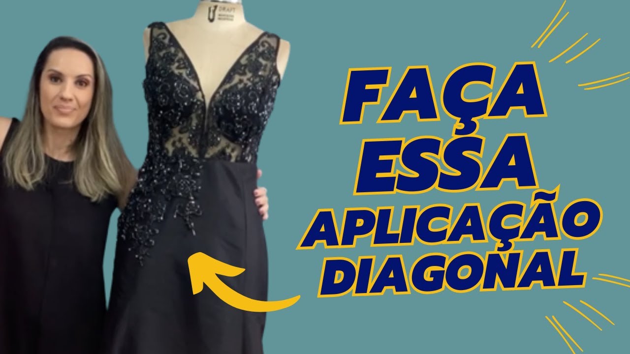 EPISÓDIO 3 - APRENDA A COLOCAR APLICAÇÃO EM RENDA NO VESTIDO DE FESTA I VIDA DE ESTILISTA