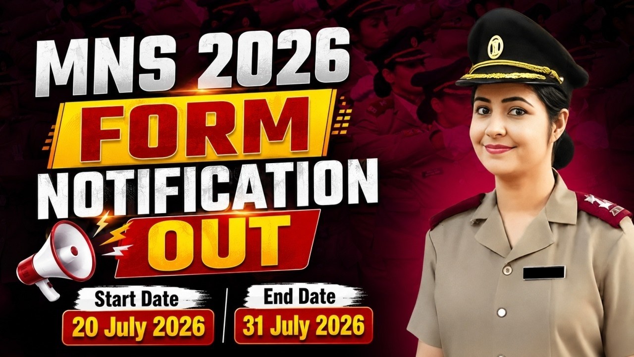 Military Nursing Service MNS 2026 Form Notification Out! How to Apply Online & Important Dates 📢