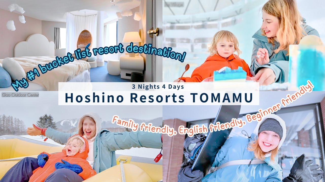 Winter in Hokkaido with Kids | Hoshino Resorts TOMAMU　（日本語字幕あり）