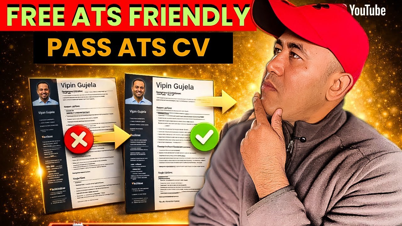 ATS Friendly Resume 2026 | How to Make Professional CV + Check ATS Score (FREE Templates)