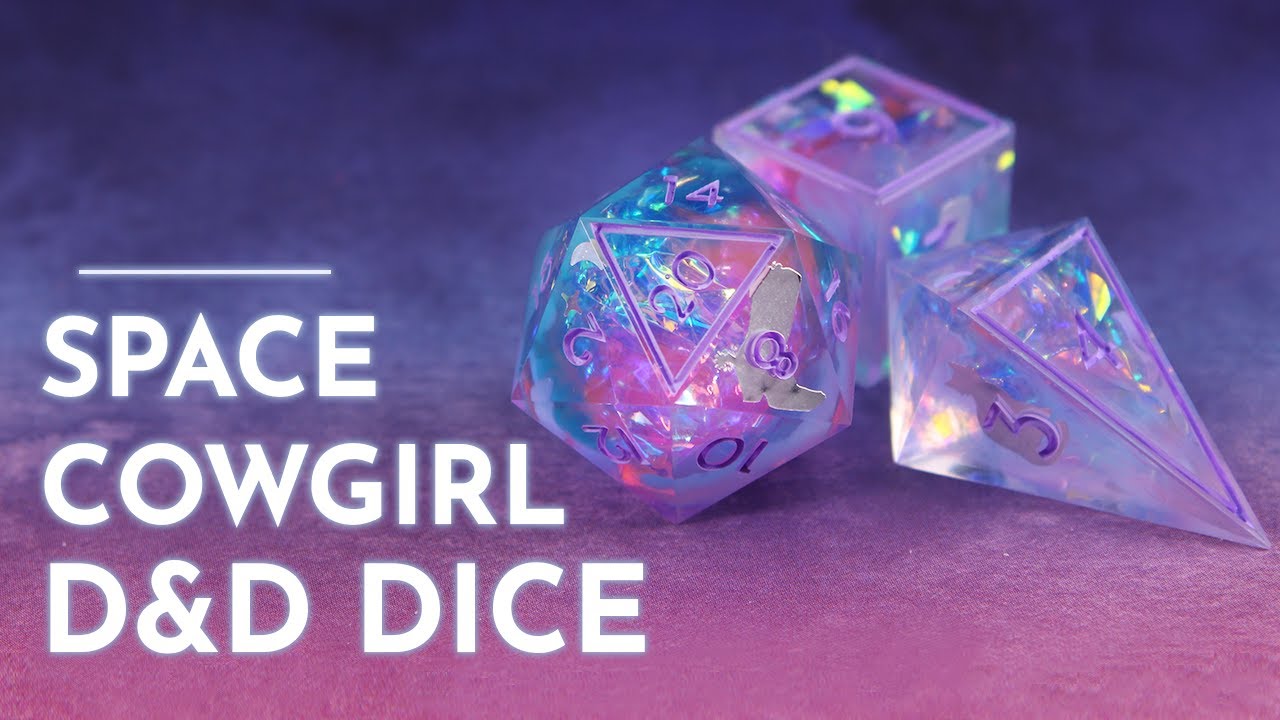 Let's make futuristic space D&D dice