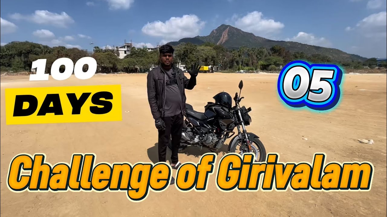 Day 05🏔️🏍️🙏🏻✨ 100 days challenge of Girivalam Thiruvannamalai