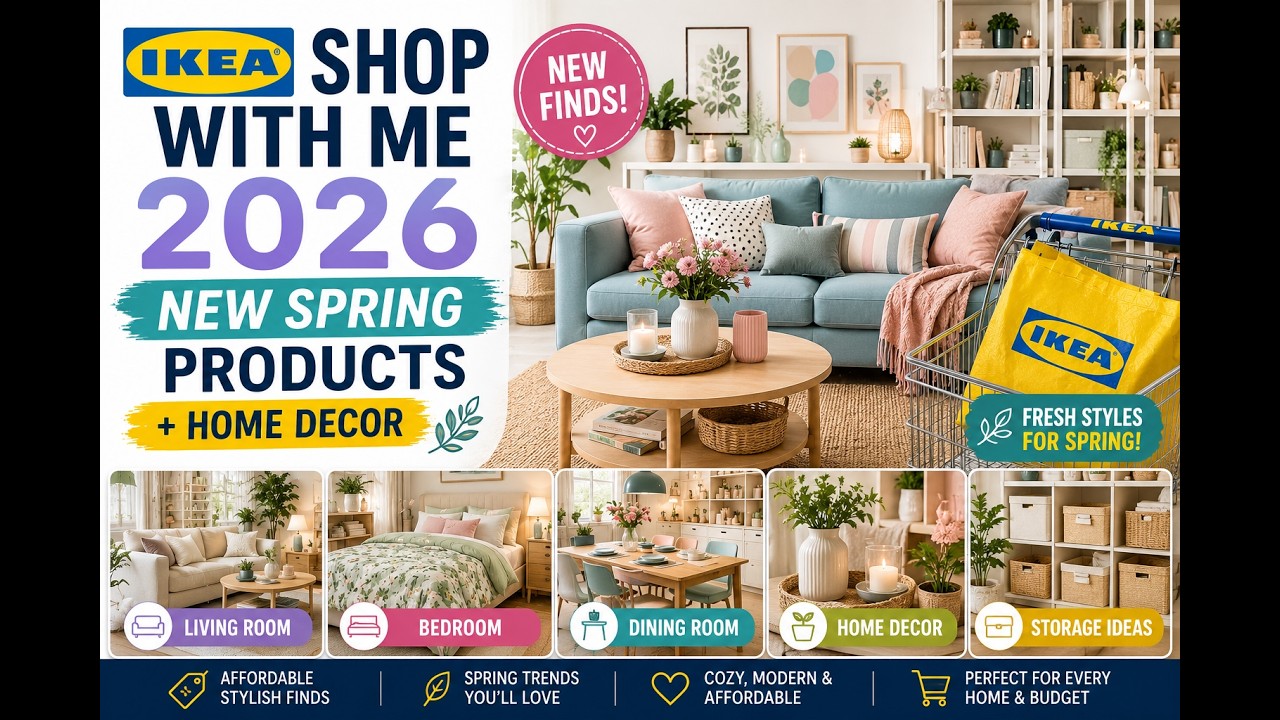 IKEA SHOP WITH ME 2026 🛒 NEW Spring Home Decor & Furniture Finds 😍