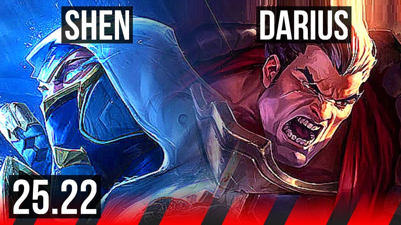 SHEN vs DARIUS (TOP) | Godlike | EUNE Master | 25.22