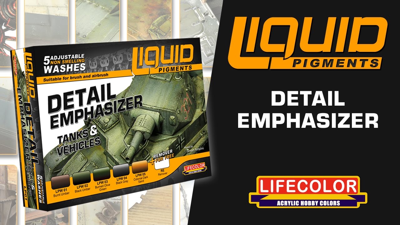 Liquid Pigments : How To Use - Detail Emphasizer