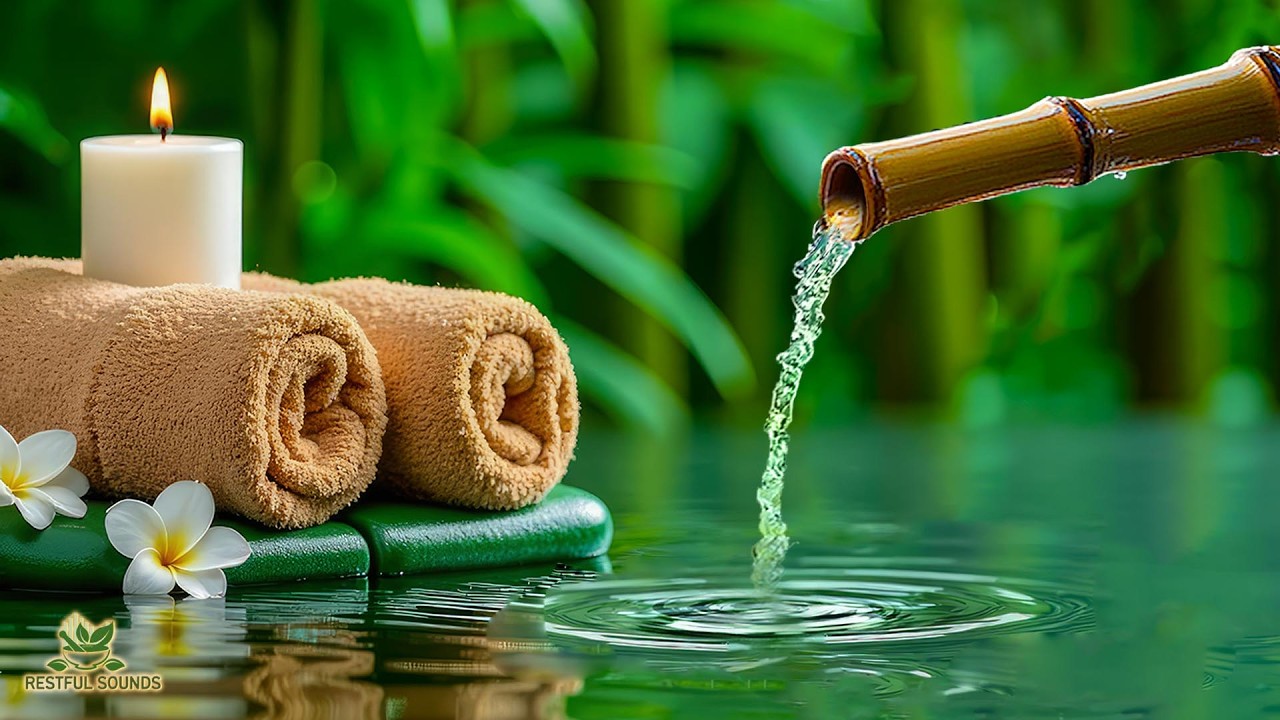 Peaceful Piano Music with Water Sounds 🌿 Calm Healing Meditation for Deep Relaxing Sleep