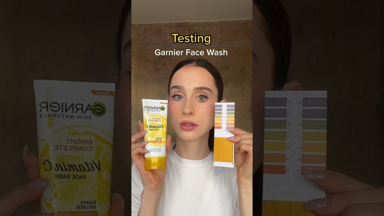 Тестирую средство для умывания Garnier 💛💛💛 
