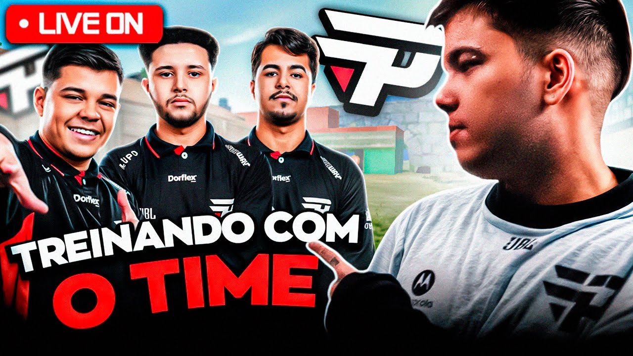 LIVE ON 🔴JOGANDO TREINOM COM O TIME CAMPEAO🖤LUCI FF🖤