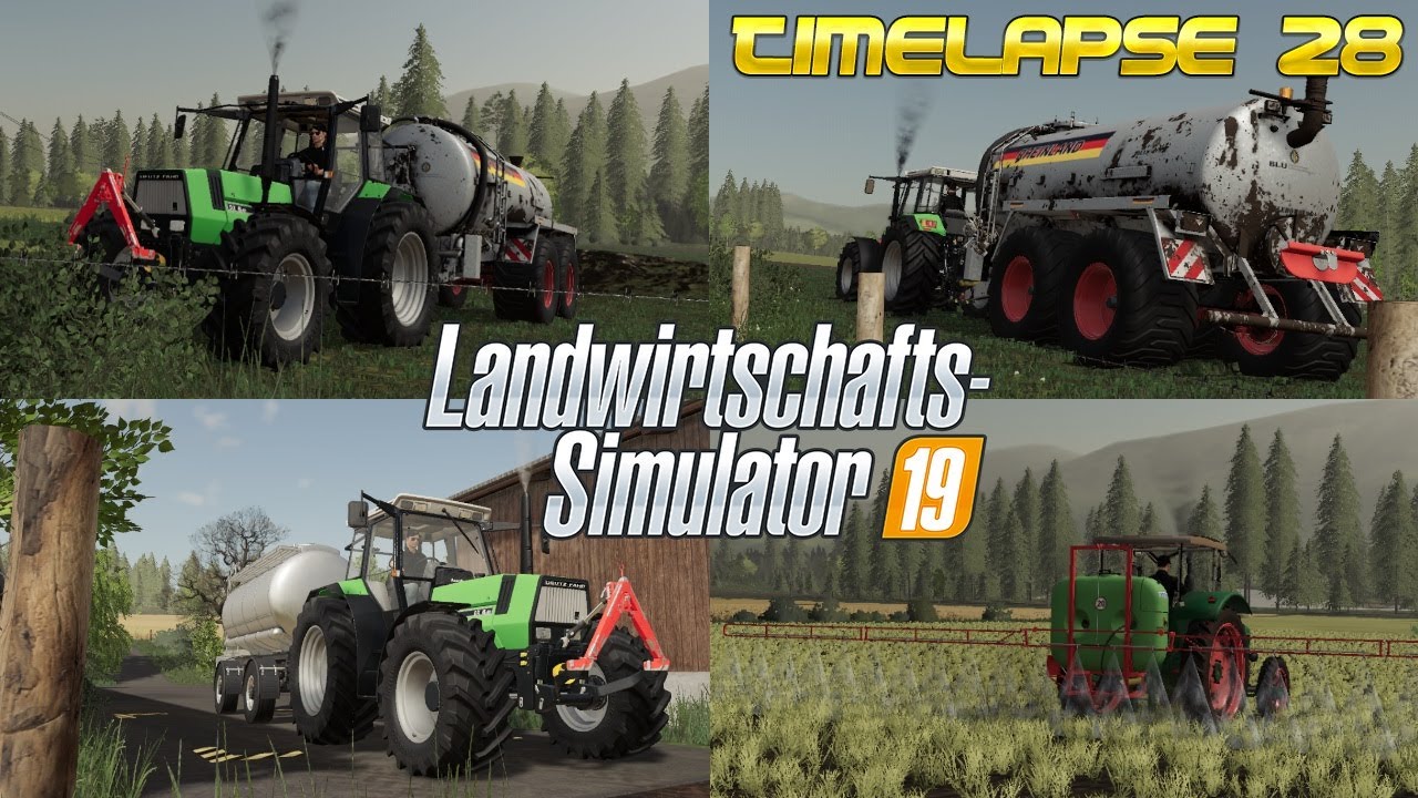 [LS19] - Timelapse #28 Geiselsberg Seasons: Opa, Oma, alle freut's, auf dem Hof da fährt ein Deutz?😱