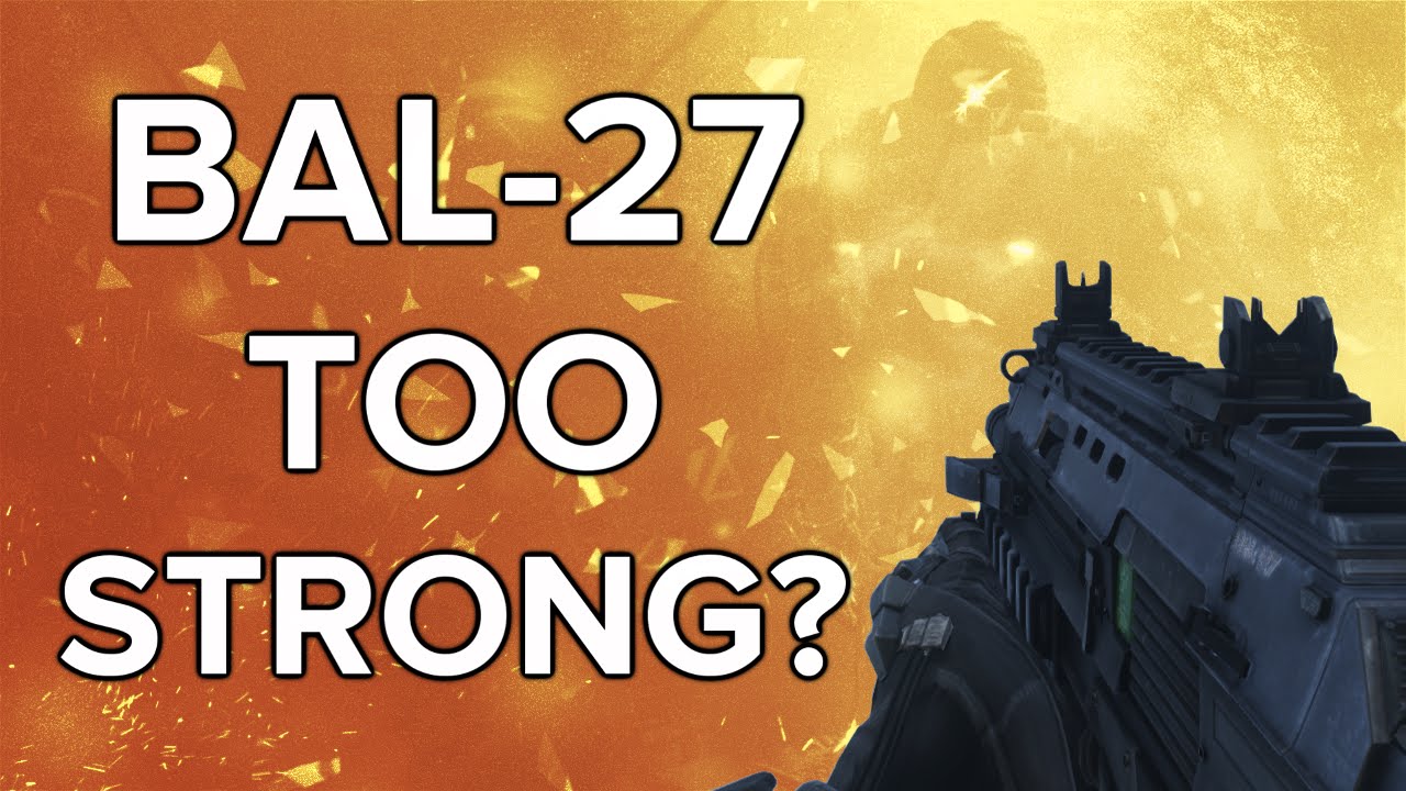 Advanced Warfare In Depth: BAL-27 Is Too Strong? (Weapon Stats & Review)