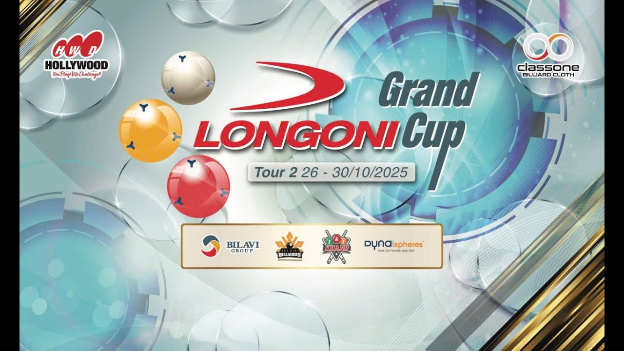 Duy Phong (Duy Phong) vs Minh Vũ (Hưng Phát) |  GIẢI CAROM 3 BĂNG LONGONI CUP TOUR 2 -NĂM 2025