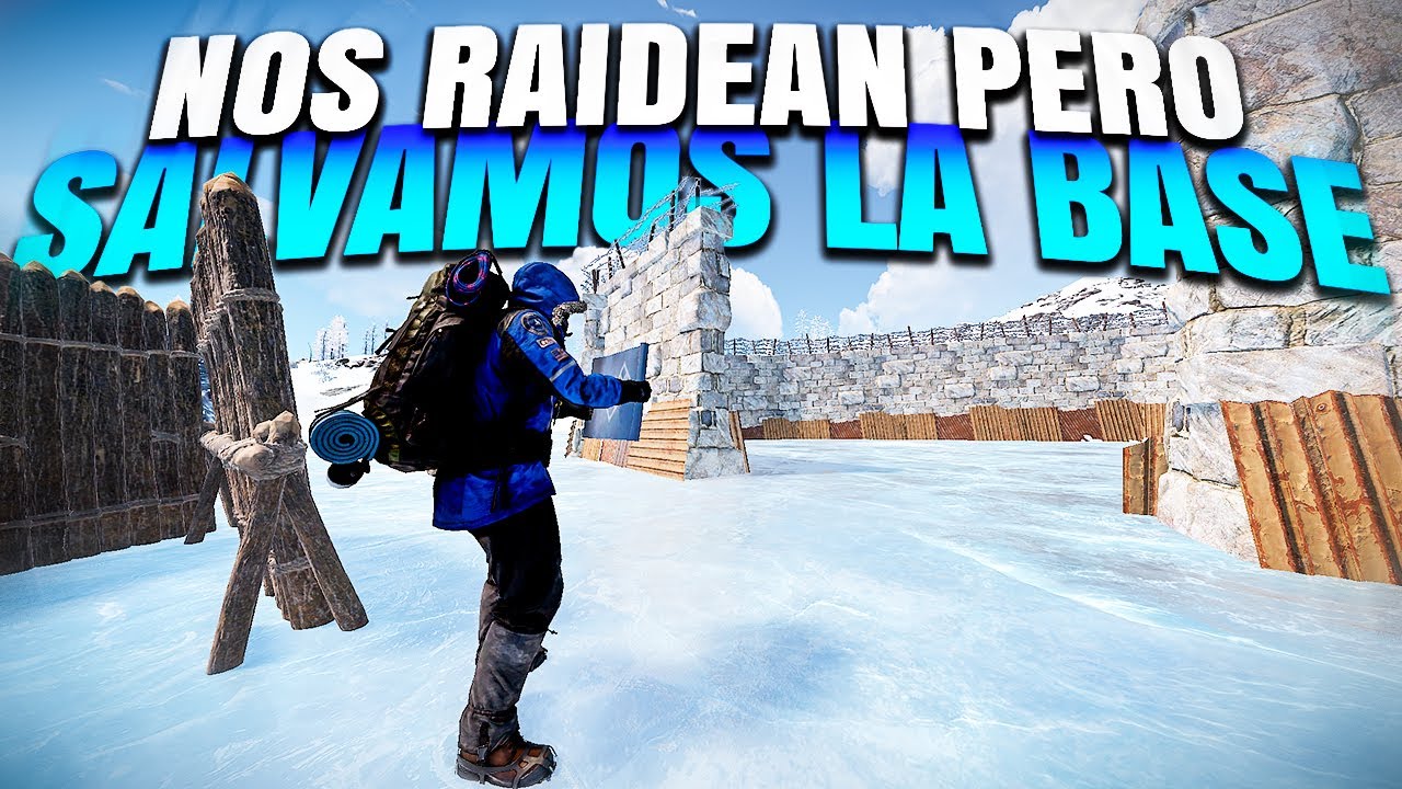 Nos RAIDEAN y SALVAMOS la BASE - RUST - Gameplay español