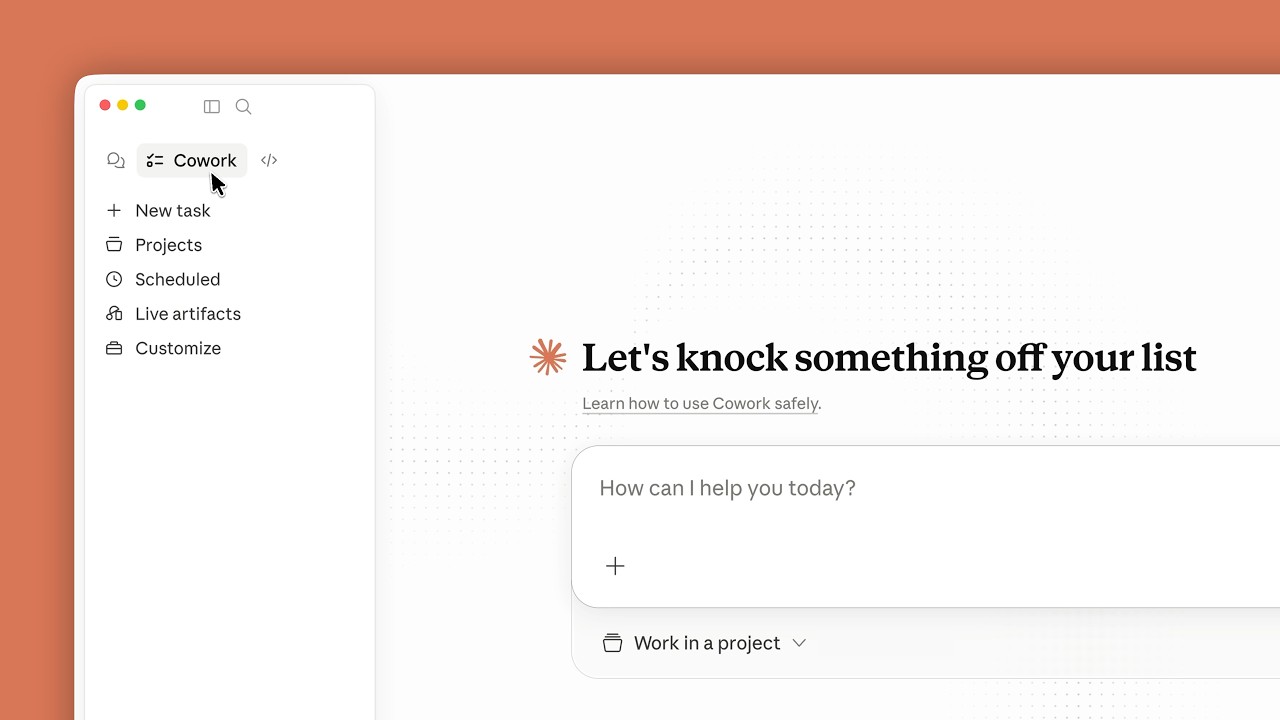 Getting started with Claude Cowork