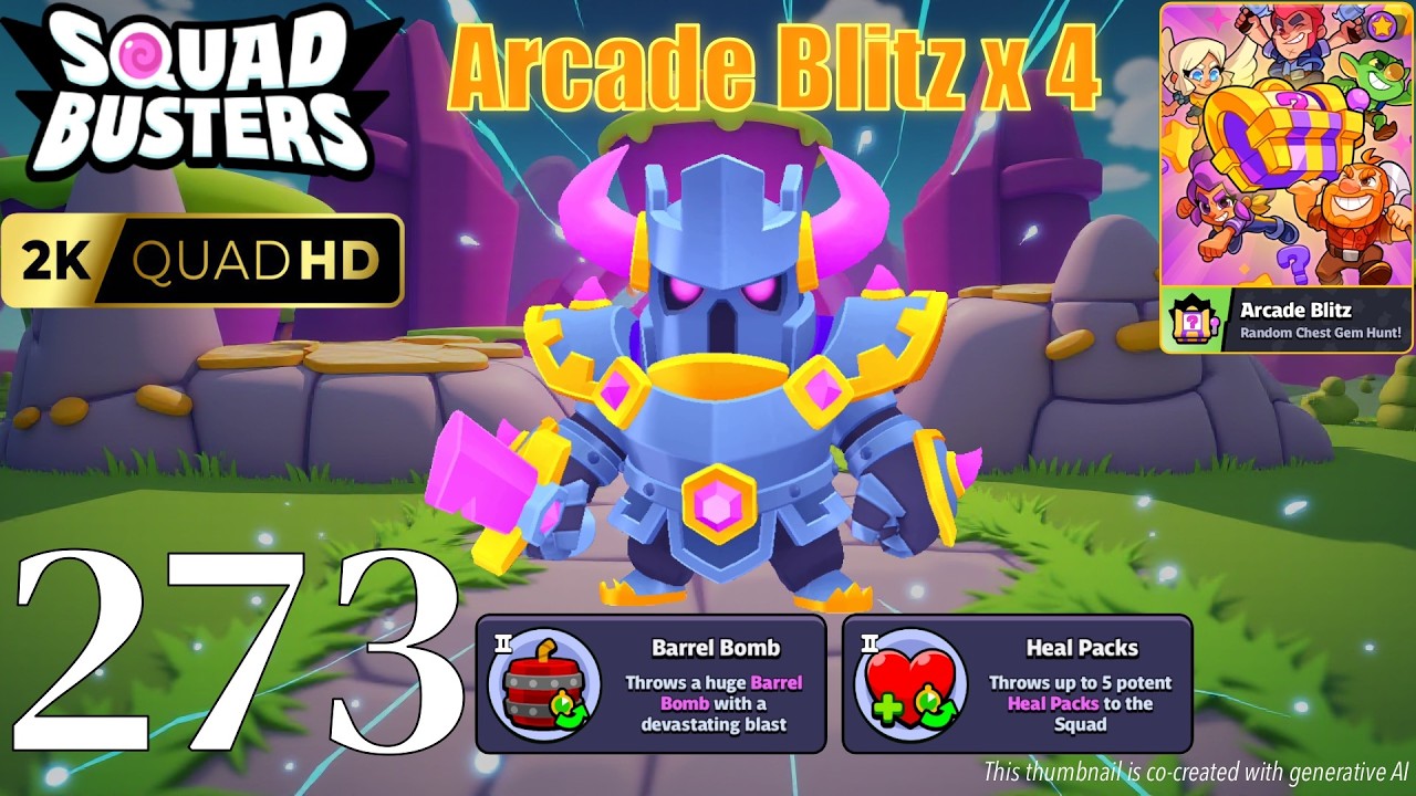 Squad Busters - Walkthrough Gameplay Part 273 - Pekka - Arcade Blitz x 4