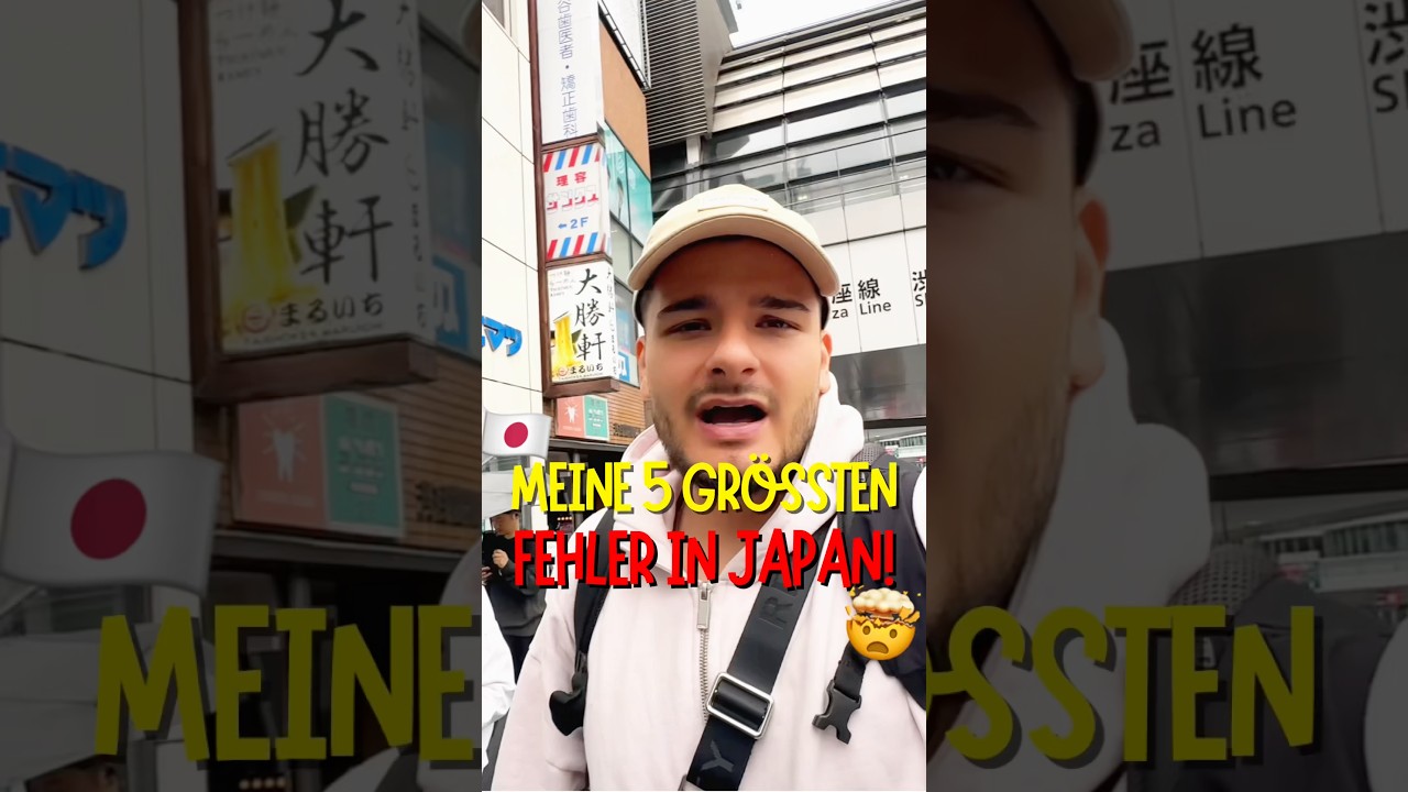 Vermeide diese 5 Fehler!😨 #japantraveltips #reisetipps #travelhacks