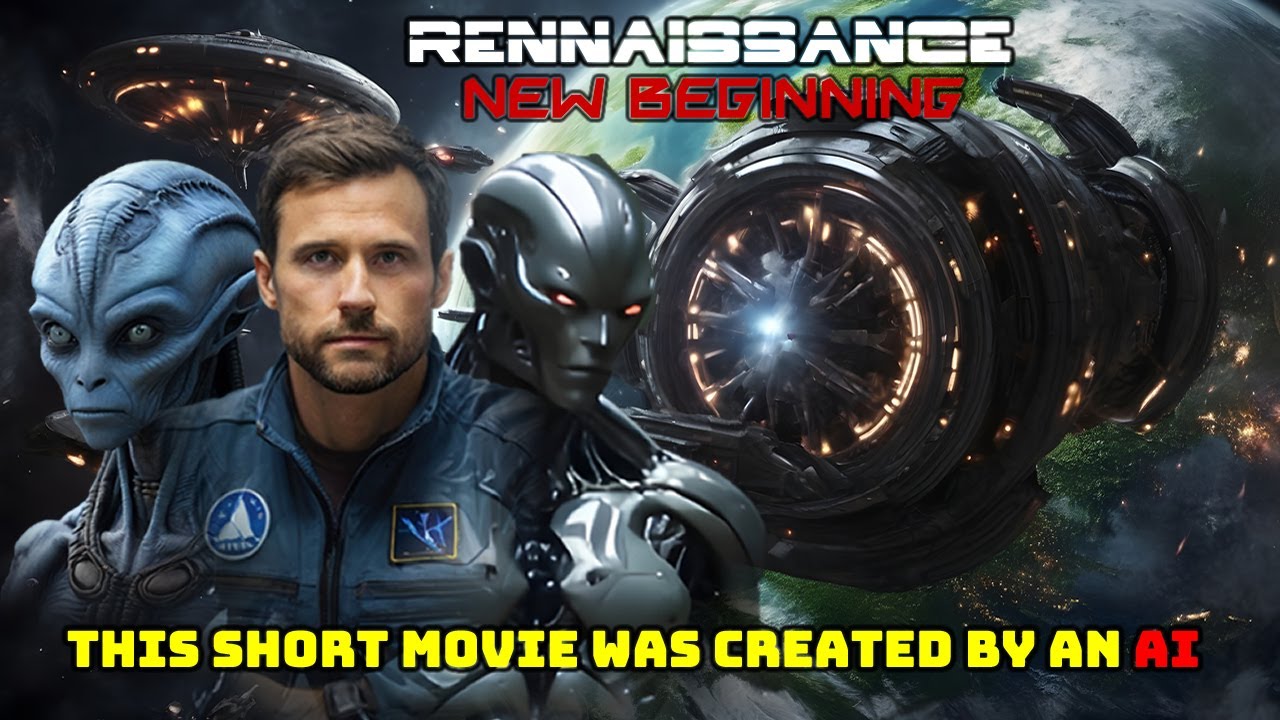 Renaissancee new beginning Movie created by ai, full short science fiction movie made by ai