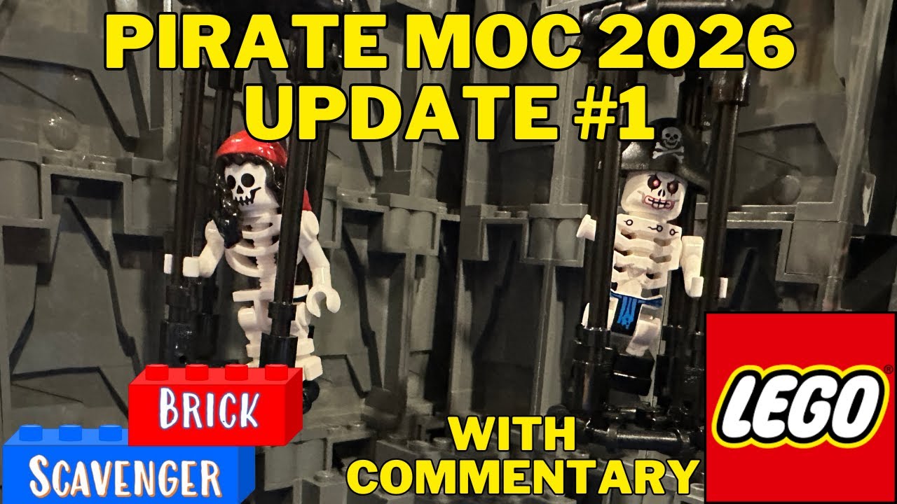 Lego Pirate MOC Week 1 Update! With Commentary