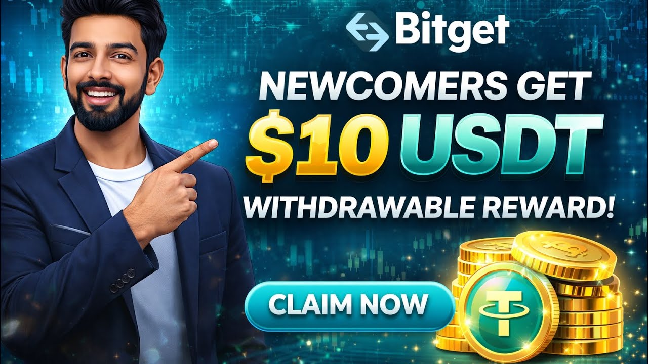 🔥 Bitget New User Bonus &ndash; Get $10 USDT Withdrawable Reward (Step by Step)