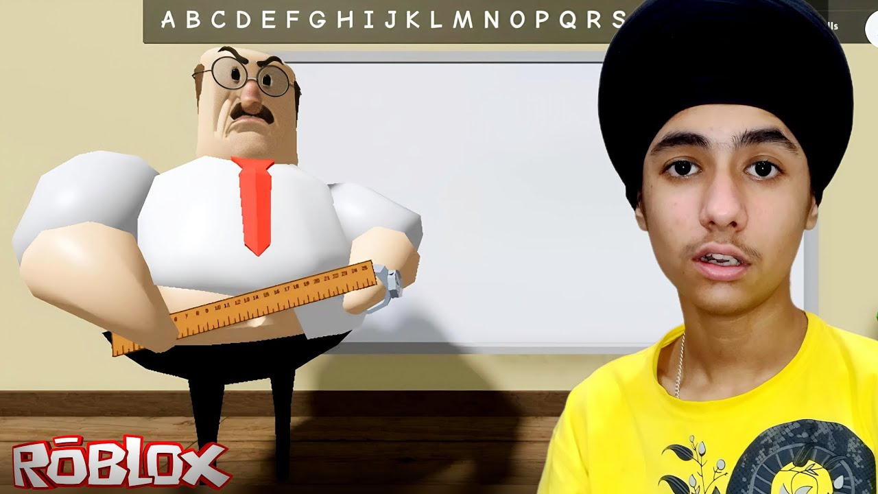 ROBLOX: Great School Breakout in SCARY OBBY!!