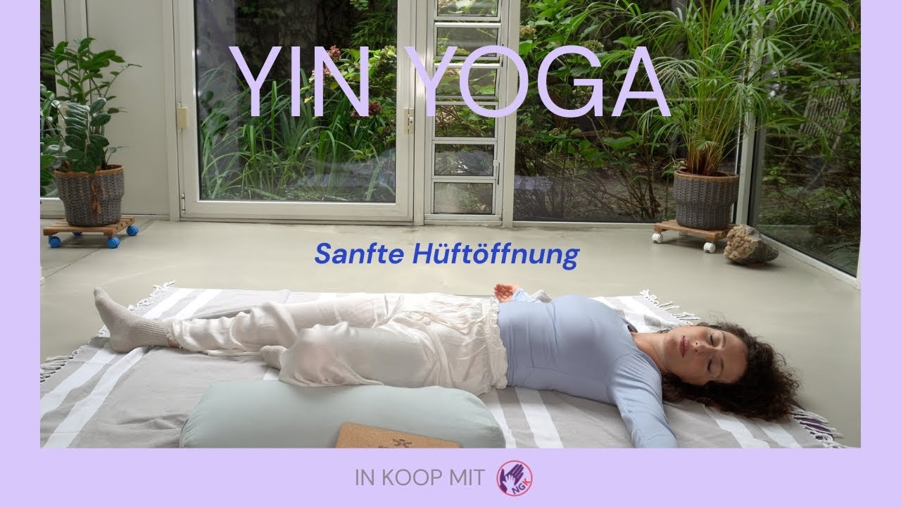 Yin Yoga + Phantasiereise bei wenig Energie - Sanfte, unterstützte Hüftöffnung
