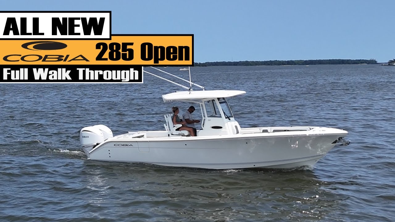 ALL NEW Cobia 285 Open -- Full Walk Through