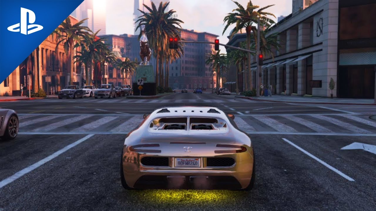 GRAND THEFT AUTO 5 PS4 - Driving [Free Roam Gameplay]