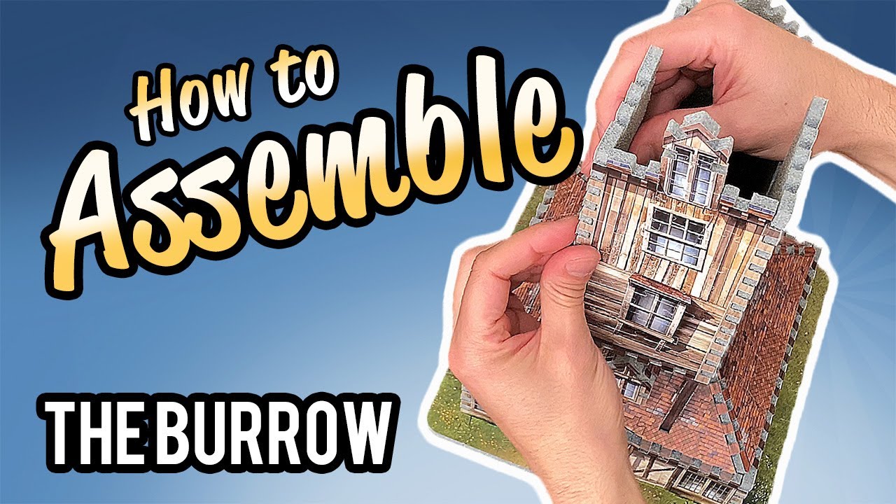 Assembly Instructions | The Burrow - Weasley Family Home 3D Jigsaw Puzzle