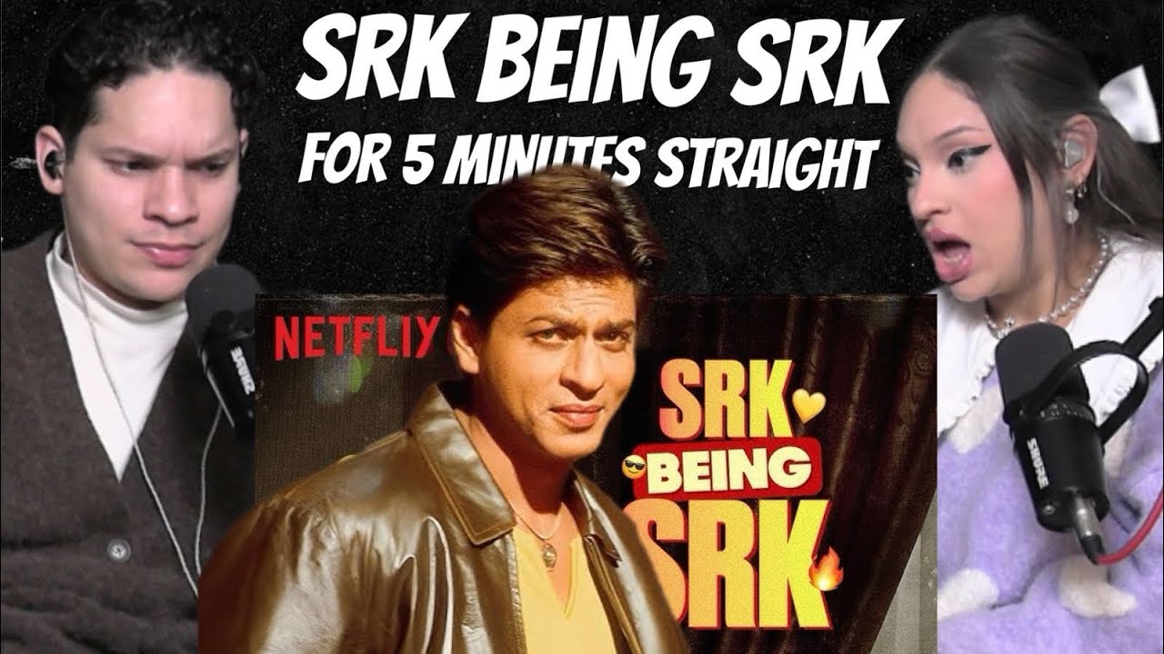 WHO'S THE KING?? Waleska & Efra react to SRK being SRK for 5 minutes straight!