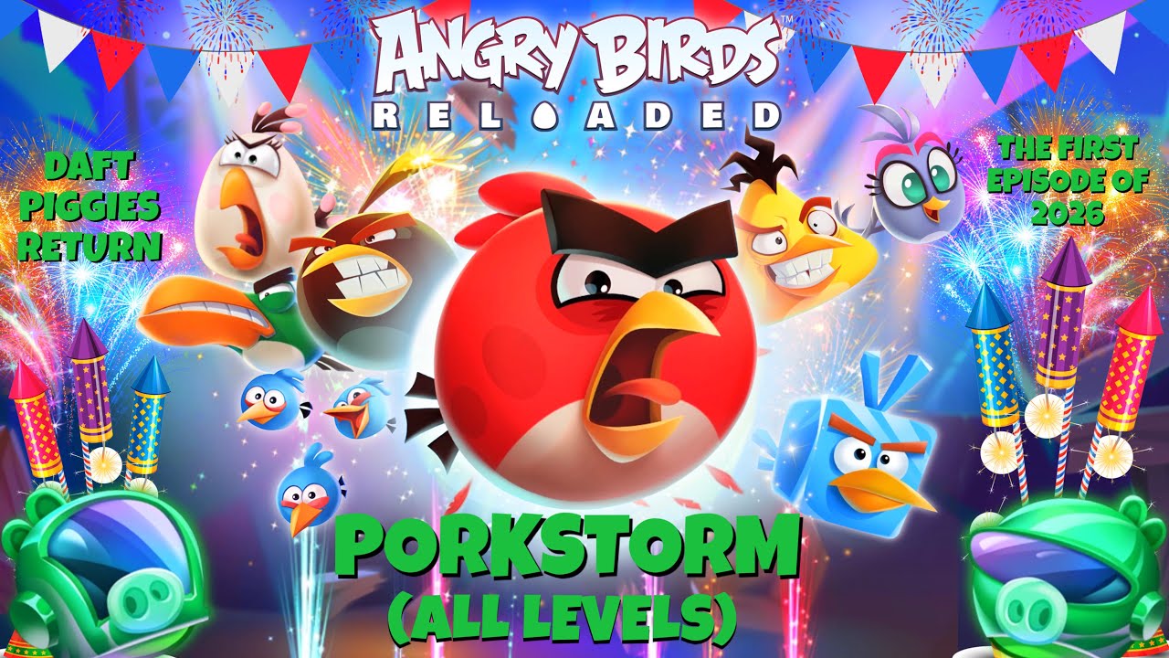 Angry Birds Reloaded PorkStorm (All Levels)