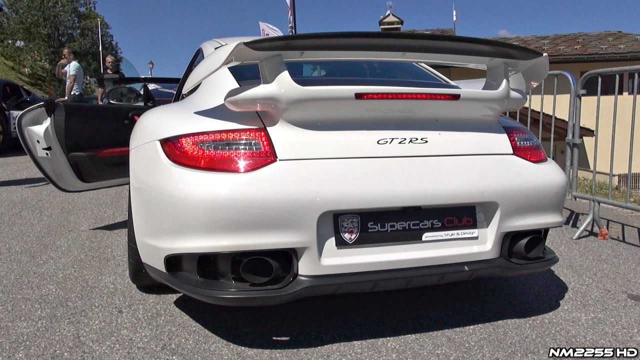 Porsche 997 GT2 RS with Complete Straight Pipes - Ridiculously LOUD Sound!