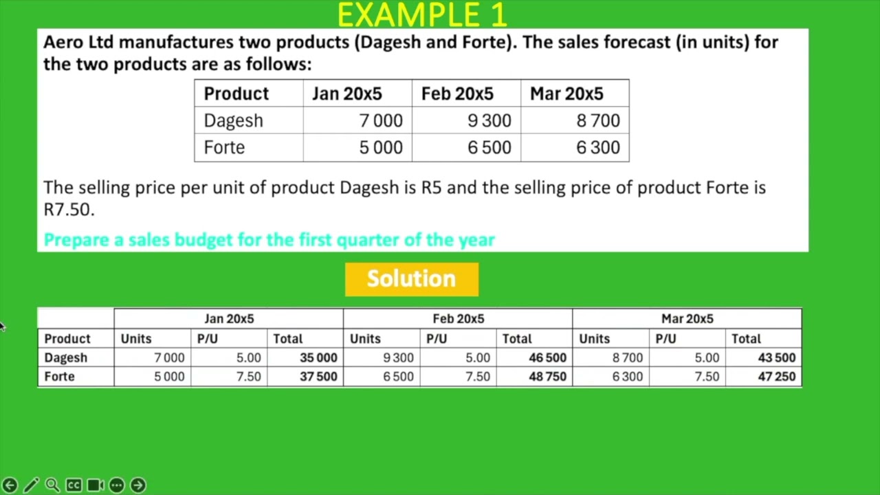 Sales Budget | Explained with Example